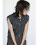 【VEQUM】FRINGE MIX KNIT TANK TOP