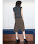 【VEQUM】FRINGE MIX KNIT TANK TOP