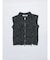 【VEQUM】FRINGE MIX KNIT TANK TOP