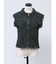 【VEQUM】FRINGE MIX KNIT TANK TOP