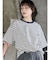【VEQUM】HIGH GAUGE BORDER T SHIRT