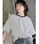 【VEQUM】HIGH GAUGE BORDER T SHIRT