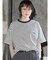【VEQUM】HIGH GAUGE BORDER T SHIRT