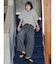 【VEQUM】HIGH GAUGE BORDER T SHIRT