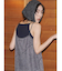 【VEQUM】CHAMBRAY SHEER MAXI ONE PIECE