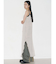【VEQUM】CHAMBRAY SHEER MAXI ONE PIECE