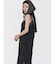 【VEQUM】CHAMBRAY SHEER MAXI ONE PIECE