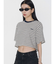 【VEQUM】HIGH GAUGE BORDER SHORT T SHIRT