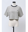 【VEQUM】HIGH GAUGE BORDER SHORT T SHIRT