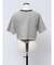 【VEQUM】HIGH GAUGE BORDER SHORT T SHIRT
