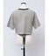 【VEQUM】HIGH GAUGE BORDER SHORT T SHIRT