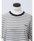 【VEQUM】HIGH GAUGE BORDER SHORT T SHIRT