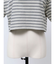 【VEQUM】HIGH GAUGE BORDER SHORT T SHIRT