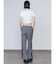 サイドレースナイロンパンツ