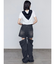 サイドオープンルーズジーンズ