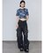 ボクシーパターンTシャツ