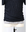 【VEQUM】WRINCLE LAYEREED TOPS