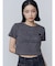 ロゴパッチミニマルTシャツ