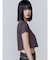 ロゴパッチミニマルTシャツ