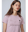 ロゴパッチミニマルTシャツ