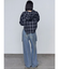 クロップフードシャツ