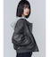 ヴィンテージフェイクレザーブルゾン
