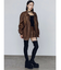 ヴィンテージフェイクレザーブルゾン