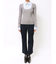 ドッキングシャツニットトップ