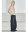 【VEQUM】WIDE RIB KNIT TT