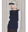 【VEQUM】WIDE RIB KNIT TT