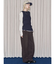 【VEQUM】WIDE RIB KNIT TT