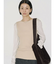 【VEQUM】WIDE RIB KNIT TT