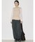 【VEQUM】WIDE RIB KNIT TT