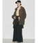 【VEQUM】WIDE RIB KNIT TT