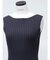 【VEQUM】WIDE RIB KNIT TT