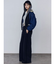 ボアカラーデニムブルゾン