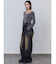 シアーベロアプレートクロップトップ
