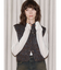 【VEQUM】HAND MIX KNIT VEST