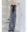 【VEQUM】HAND MIX KNIT VEST