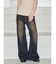 【VEQUM】RIM WIDE JEANS