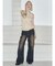 【VEQUM】RIM WIDE JEANS