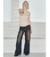 【VEQUM】RIM WIDE JEANS