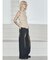 【VEQUM】RIM WIDE JEANS