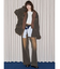 【VEQUM】RIM WIDE JEANS