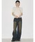 【VEQUM】RIM WIDE JEANS