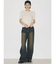 【VEQUM】RIM WIDE JEANS