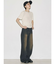 【VEQUM】RIM WIDE JEANS