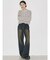 【VEQUM】RIM WIDE JEANS