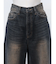 【VEQUM】RIM WIDE JEANS