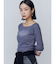 ロゴクロップドロングスリーブTシャツ